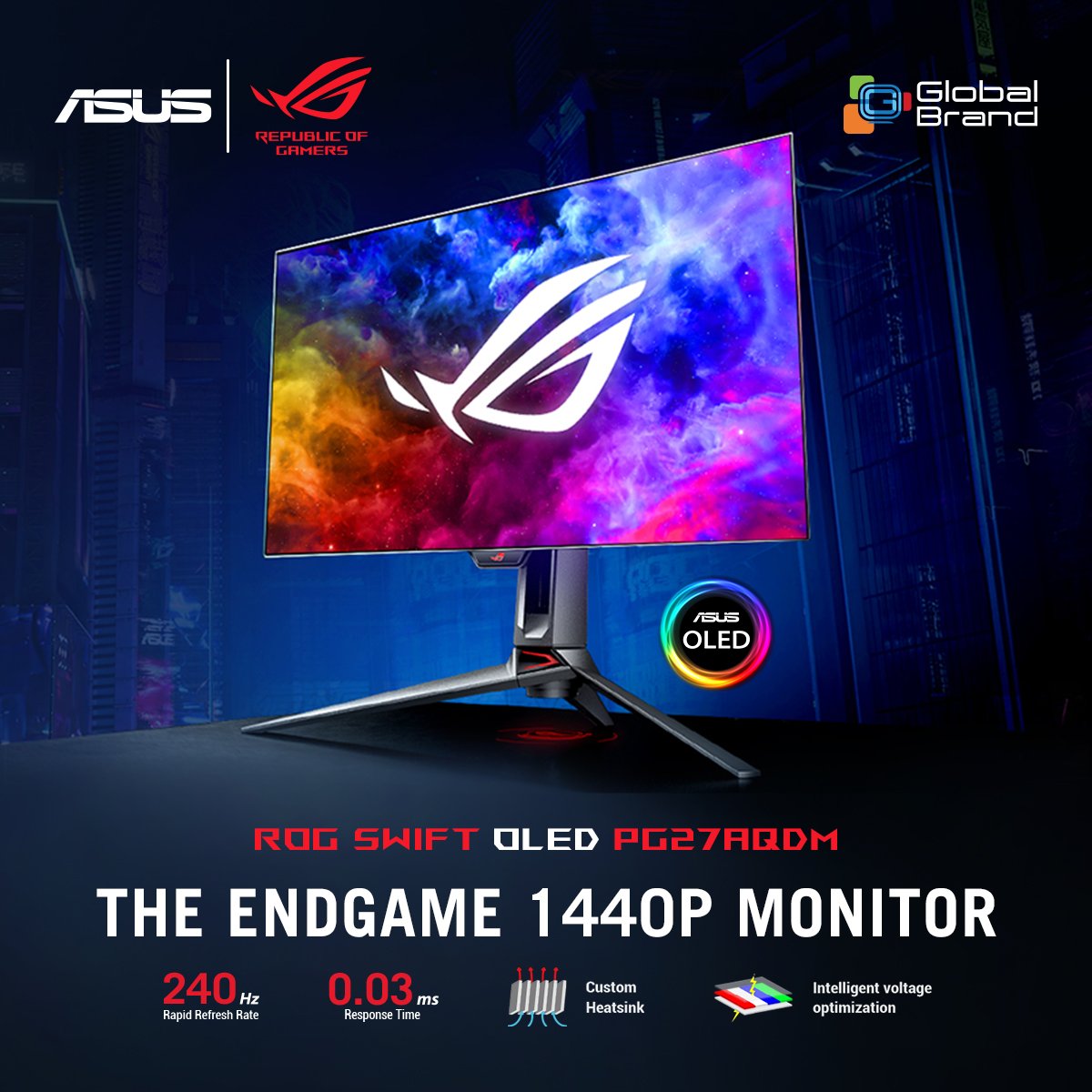 ASUS ROG সিরিজের নতুন গেমিং মনিটর বাজারে