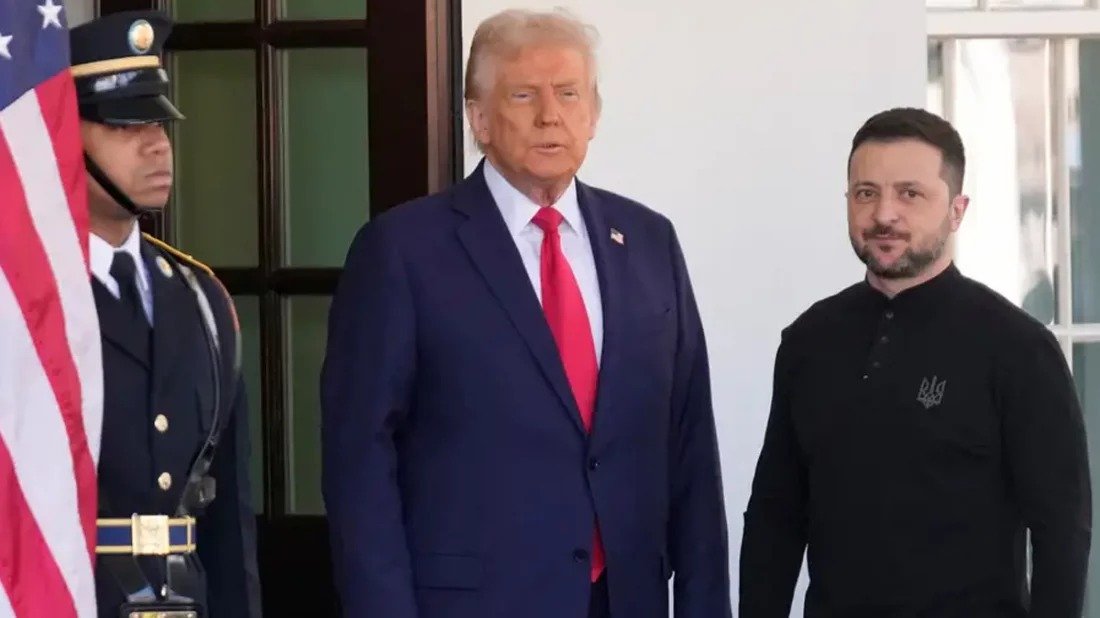 বৈঠকের আগে জেলেনস্কিকে কড়া বার্তা ট্রাম্পের